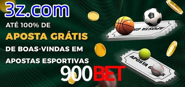 900Bet Ate 100% de Aposta Gratis