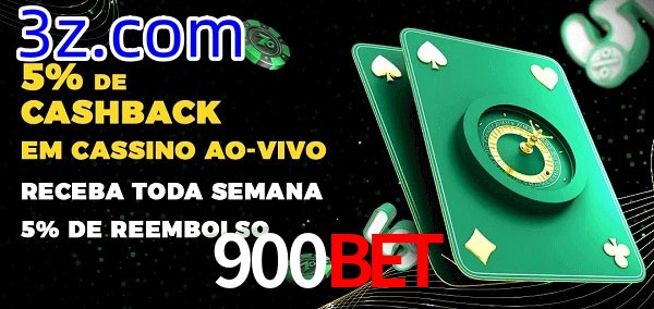 Promoções do cassino ao Vivo 900Bet